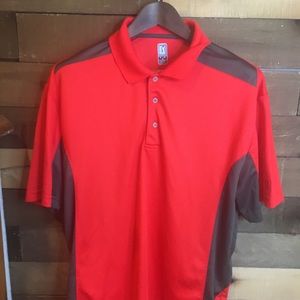 PGA Golf Tour Red/Black short sleeve Polo